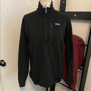 Patagonia Better Sweater Black Fleece Quarter-Zip Modern Gorpcore Outdoor
